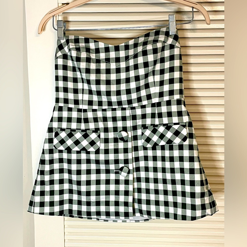 NWT Tuckernuck Marnie Top in Green Gingham